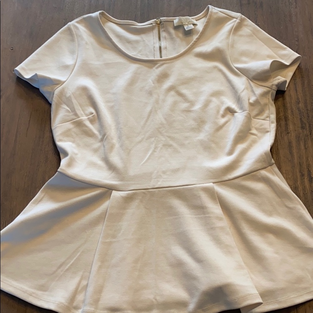 XXI size XL peplum blouse